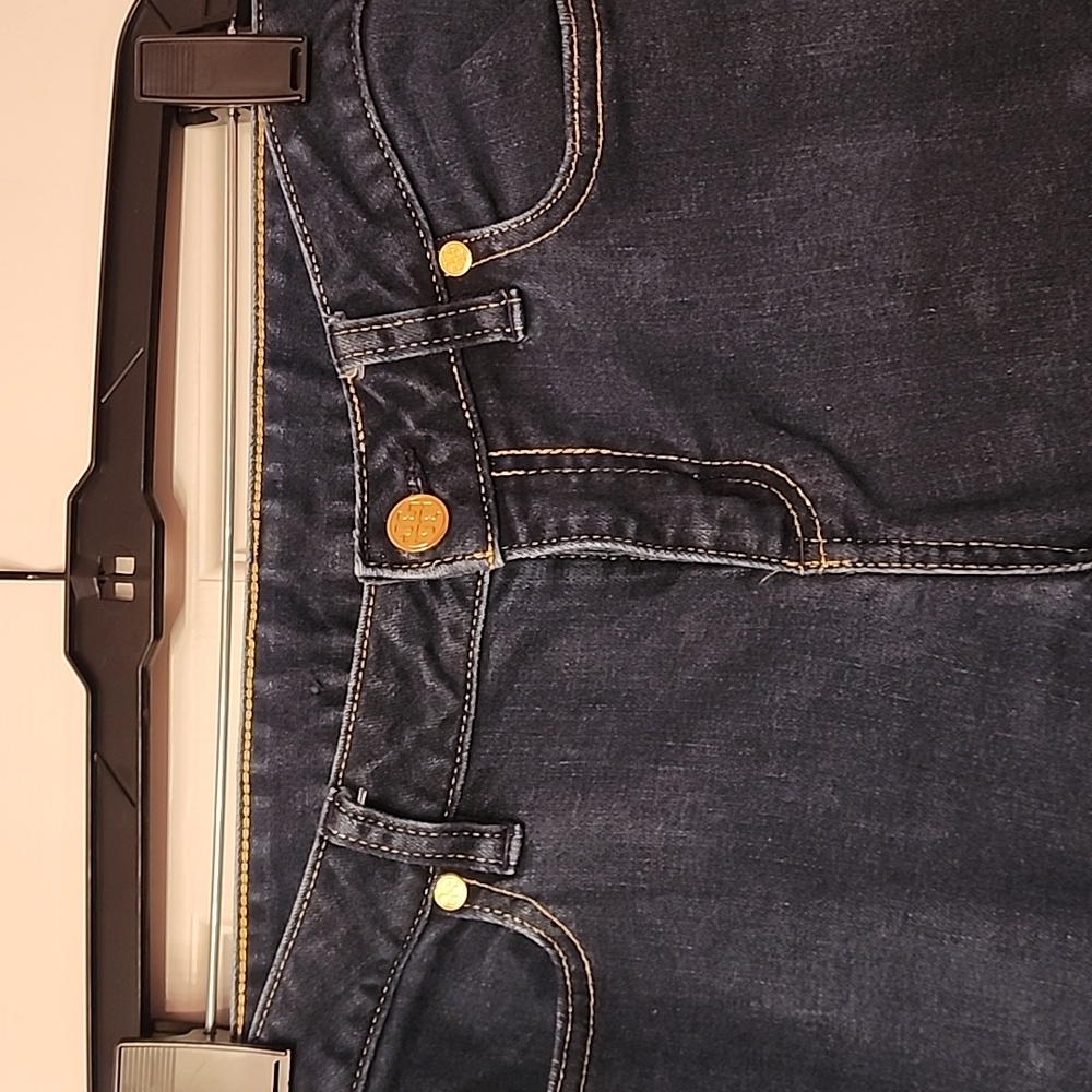 Tory Burch Zippered Ankle Skinny Jeans